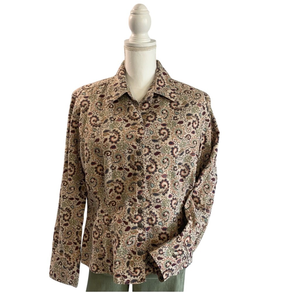 Christopher‎ & Banks Women's XL Western Button-Up Shirt